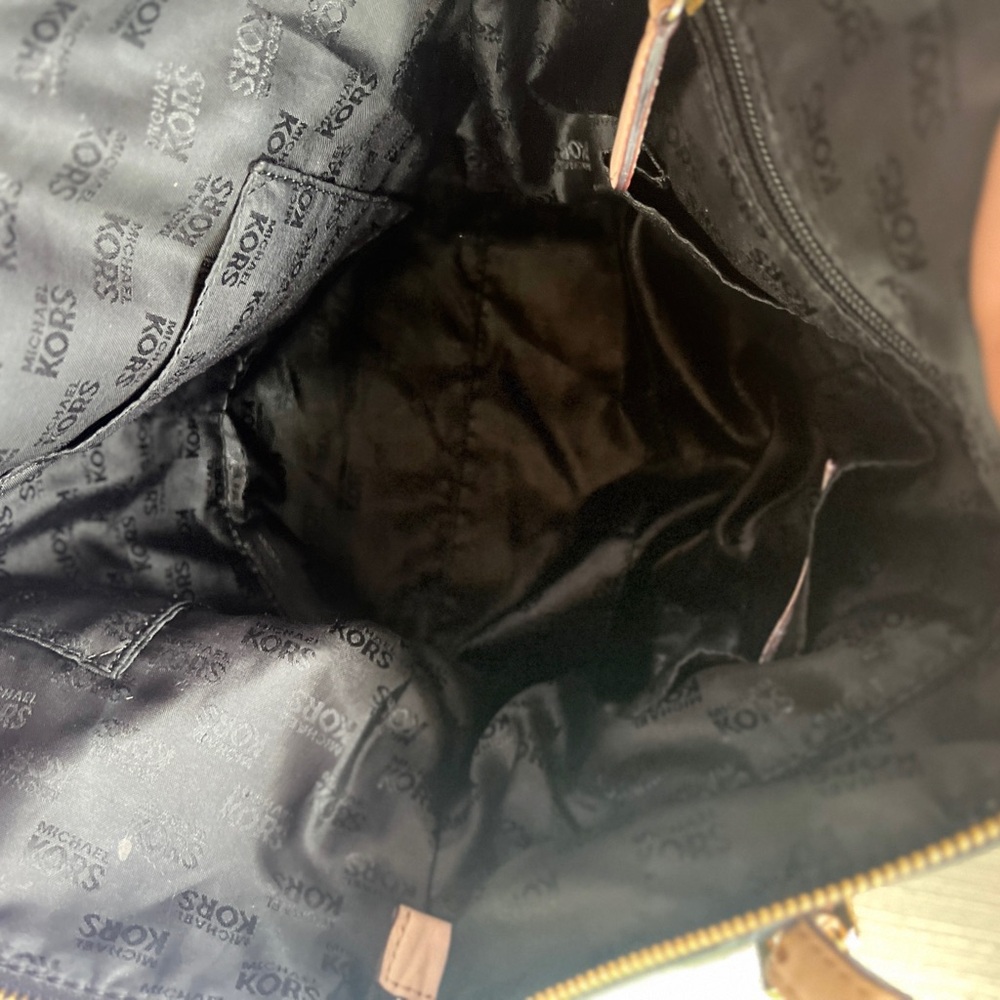 Michael Kors, Jet Set, Large Travel Tote Shoulder Bag Saffiano Leather, Black - Picture 8 of 12